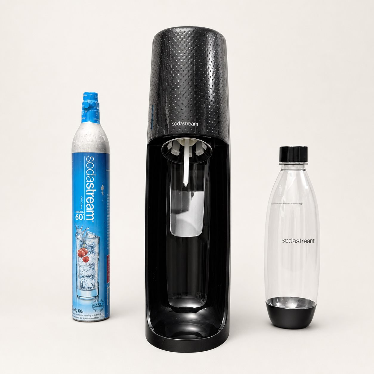 Black SodaStream classic starter kit