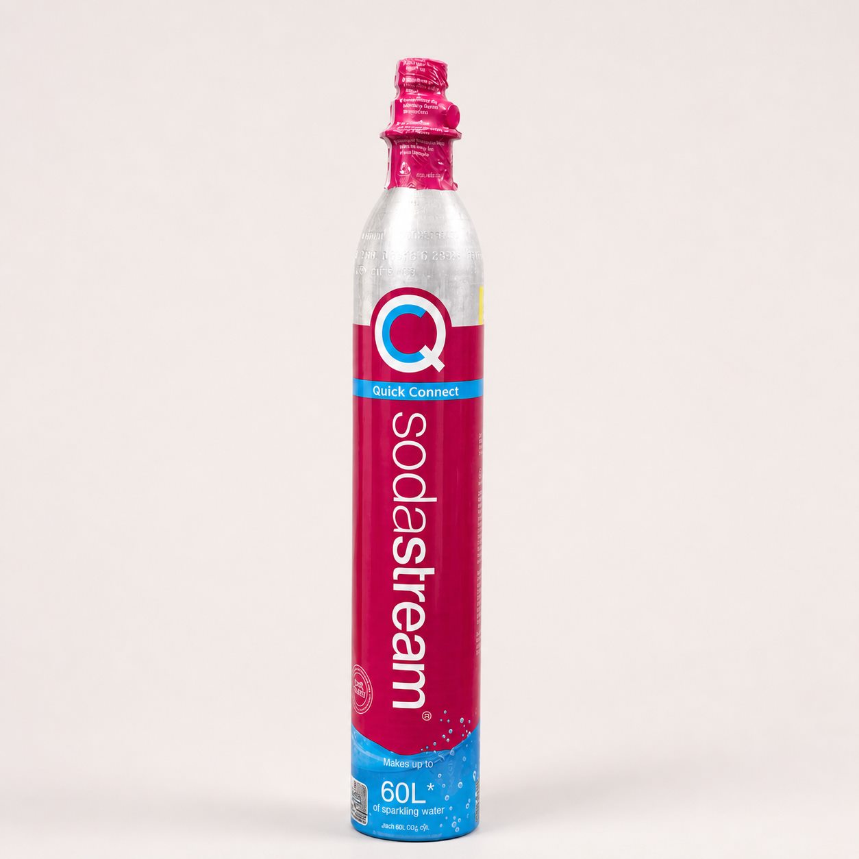 SodaStream pink Quick Connect 60L CO2 cylinder
